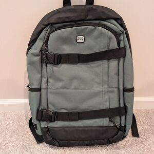 Billabong Chief Comm Backpack Green Laptop Sleeve Internal Organizing Pockets